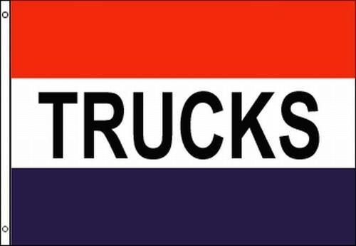 TRUCKS Flag 3x5 Business Advertising Sign Car Lot Automobile Dealership