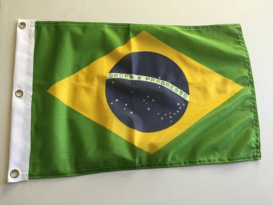 12" x 18"  Brazil Brazilian Banner 12x18 IndoorOutdoor Polyester Flag19-Z12