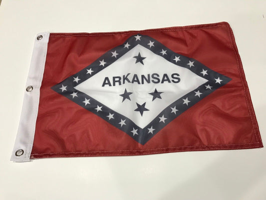 12x18 12"x18" State of Arkansas Super Polyester Flag Boat Car Garden-On Sale!1