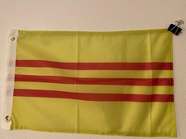 South Vietnamese Flag 12 x 18 Inches  12 x18 Republic Saigon Vietnam War-New A6