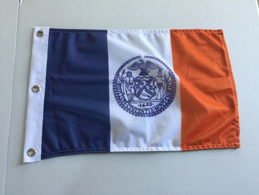 12x18 New York City NY Flag 12" x 18" House Banner Grommets super polyester12