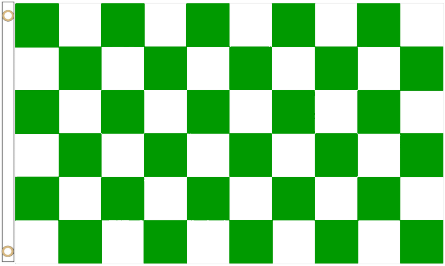 3x5 LARGE LOT OF 8 GREEN & WHITE CHECKERED FLAG WHOLESALE DISCOUNT BANNER