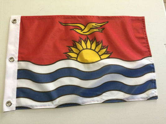 12 x 18 12" x 18'  Kiribati Flag Republic Banner Pacific Island  Grommets 14