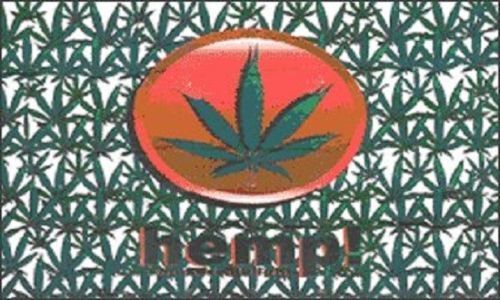 2 Pack -Marijuana Hemp Flag Pot Banner Party Pennant 3x5 Hippie Room Sign Smoker