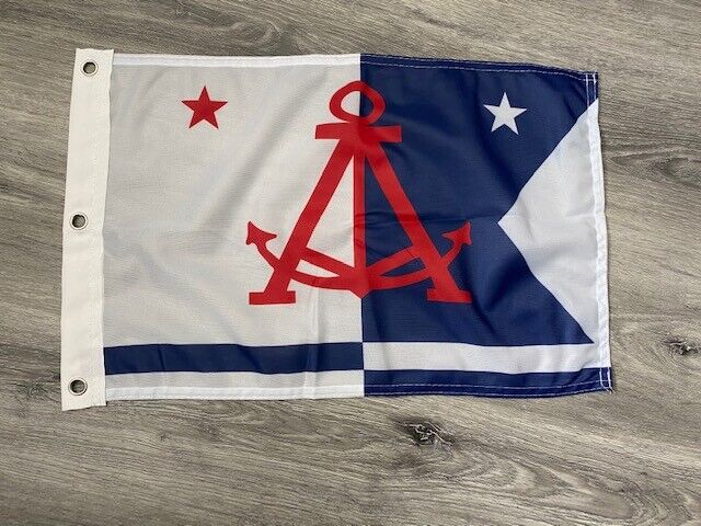 12 x 18 12" x 18" City Alameda, California Flag Banner Grommets41