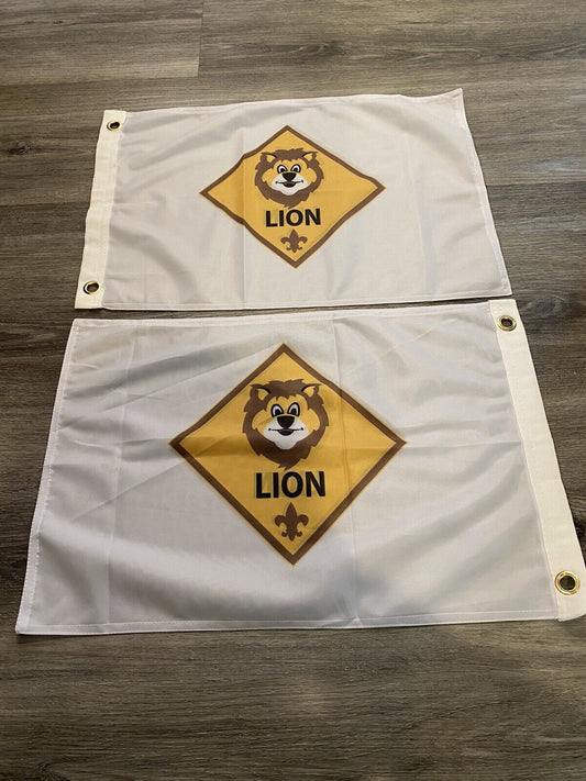 12" x18"  12 x 18 2-Ply Double-Sided 2-Ply Cub Scout Rank Lion